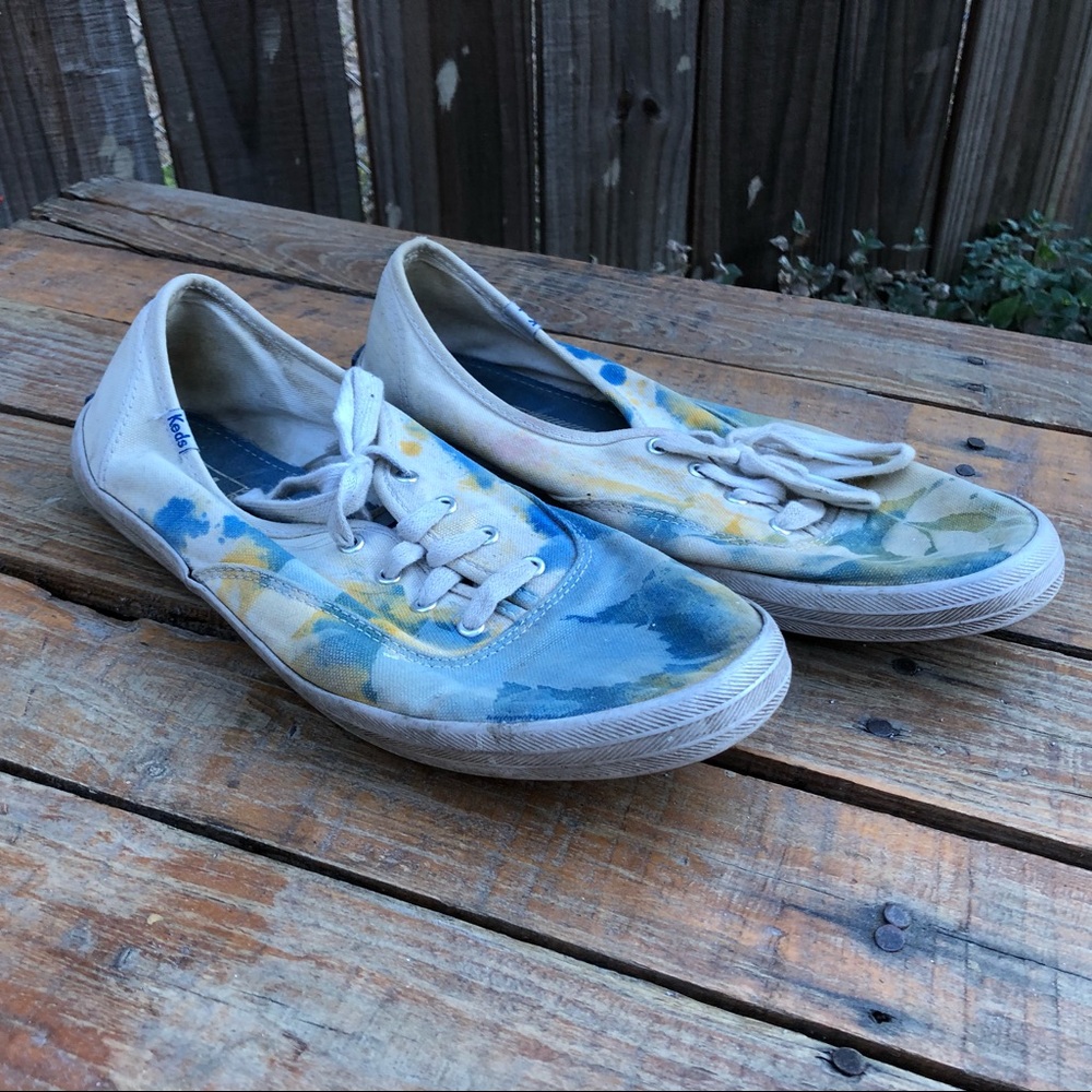 Hand dyed Keds!